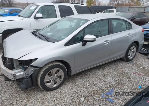 2014 Honda Civic Lx из США, поврежденный, VIN 19XFB2F53EE062610